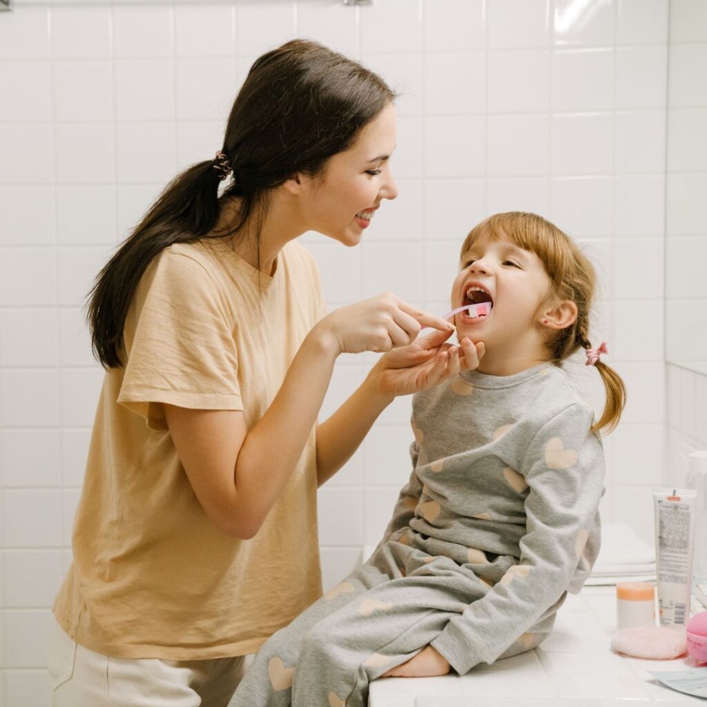 Salud e higiene dental para niños pequeños