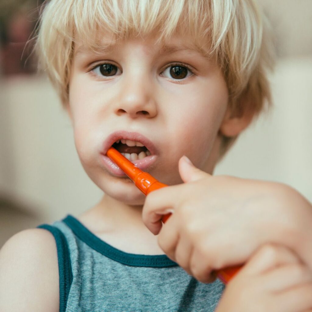 Salud e higiene dental para niños pequeños